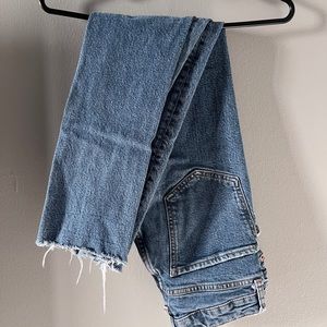 Zara Medium Wash Mom Jeans